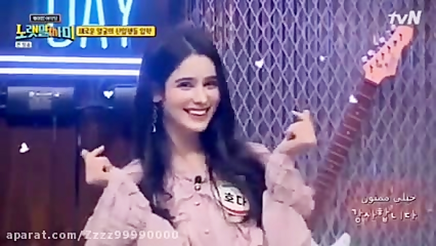 دختر ایرانی در برنامه کره ای ه...