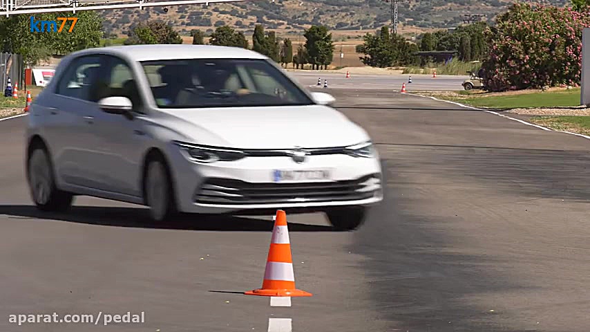 تست مارپیچ (گوزن) فولکس گلف جد...