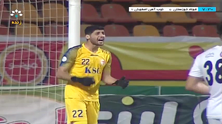 خلاصه بازی فولاد 2 1 ذوب آهن