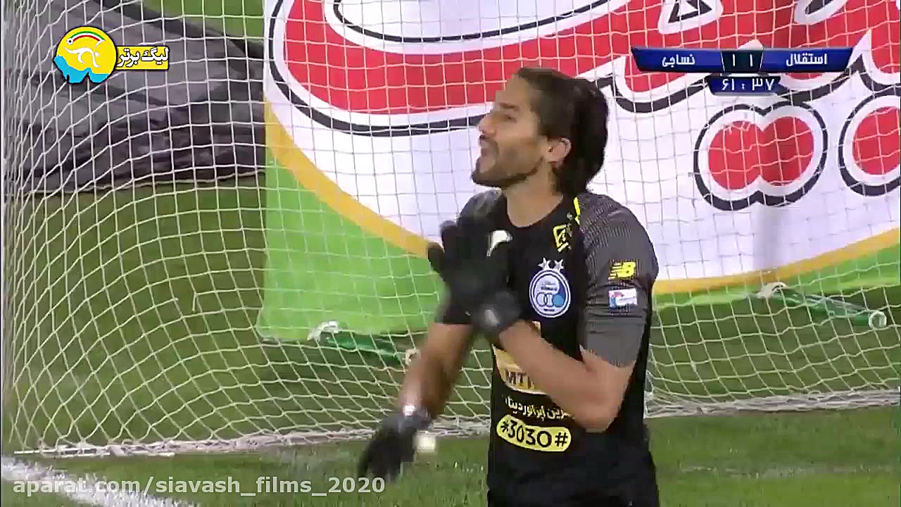 خلاصه بازی استقلال 1  نساجی ما...