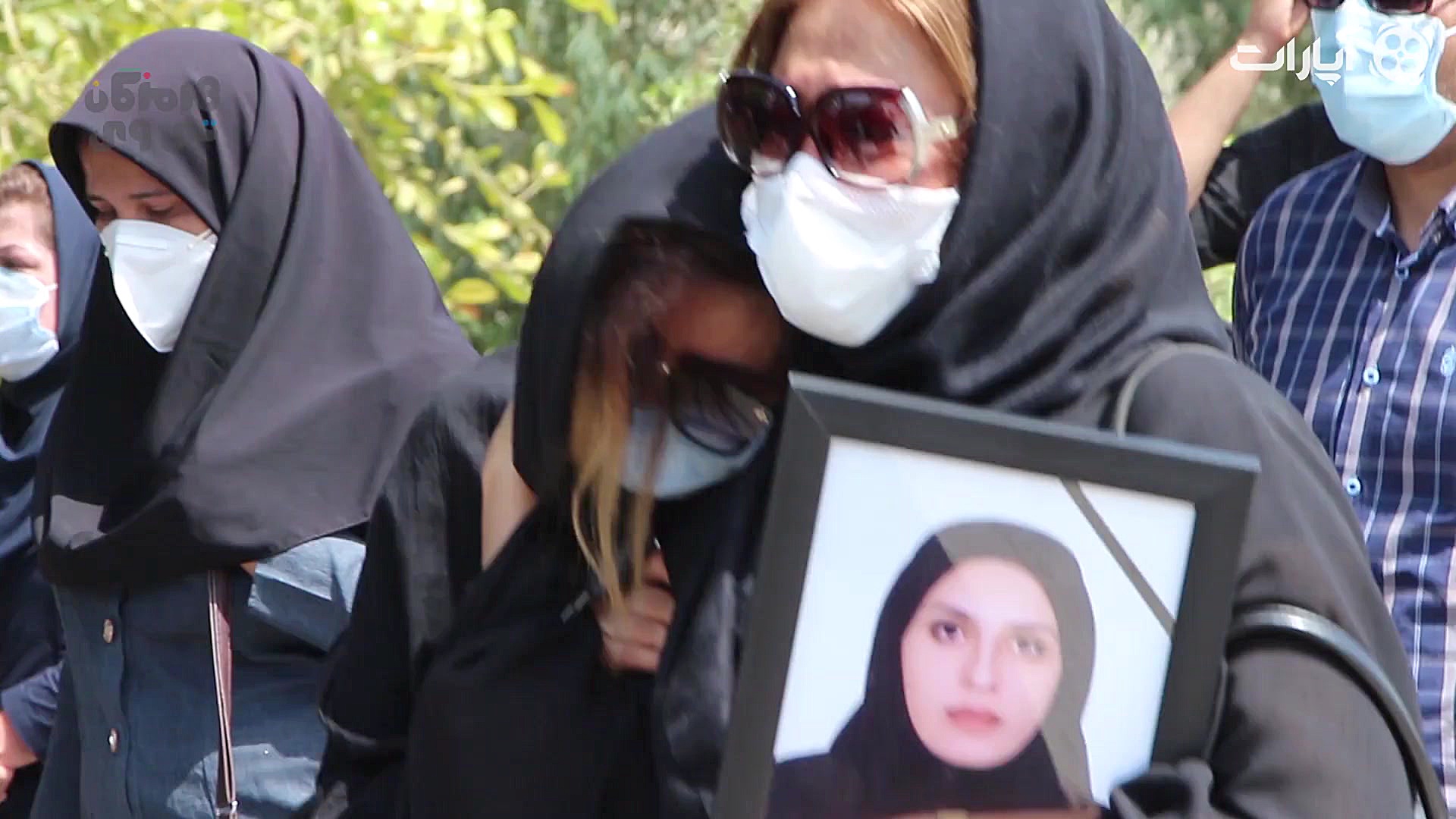 مراسم بدرقه پیکر شهیده لیلا به...