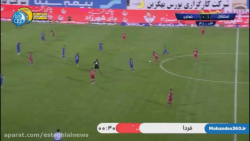 خلاصه بازی استقلال  نساجی مازن...