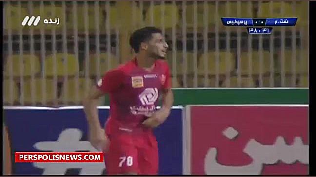 گل پرسپولیس به نفت مسجدسلیمان...