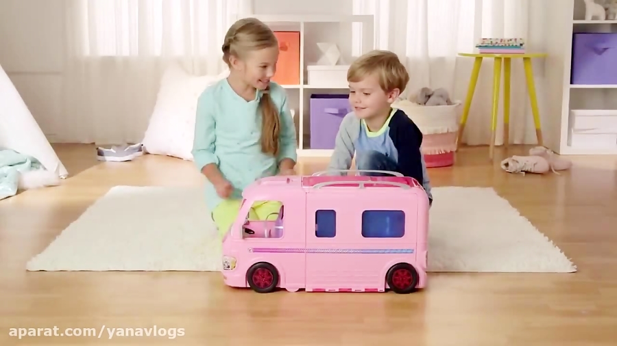 وسایل باربی   معرفی کمپر باربی