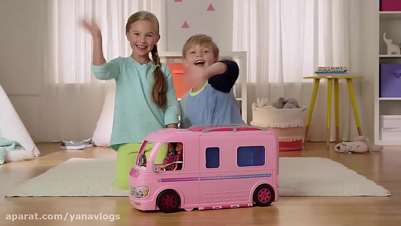 وسایل باربی   معرفی کمپر باربی