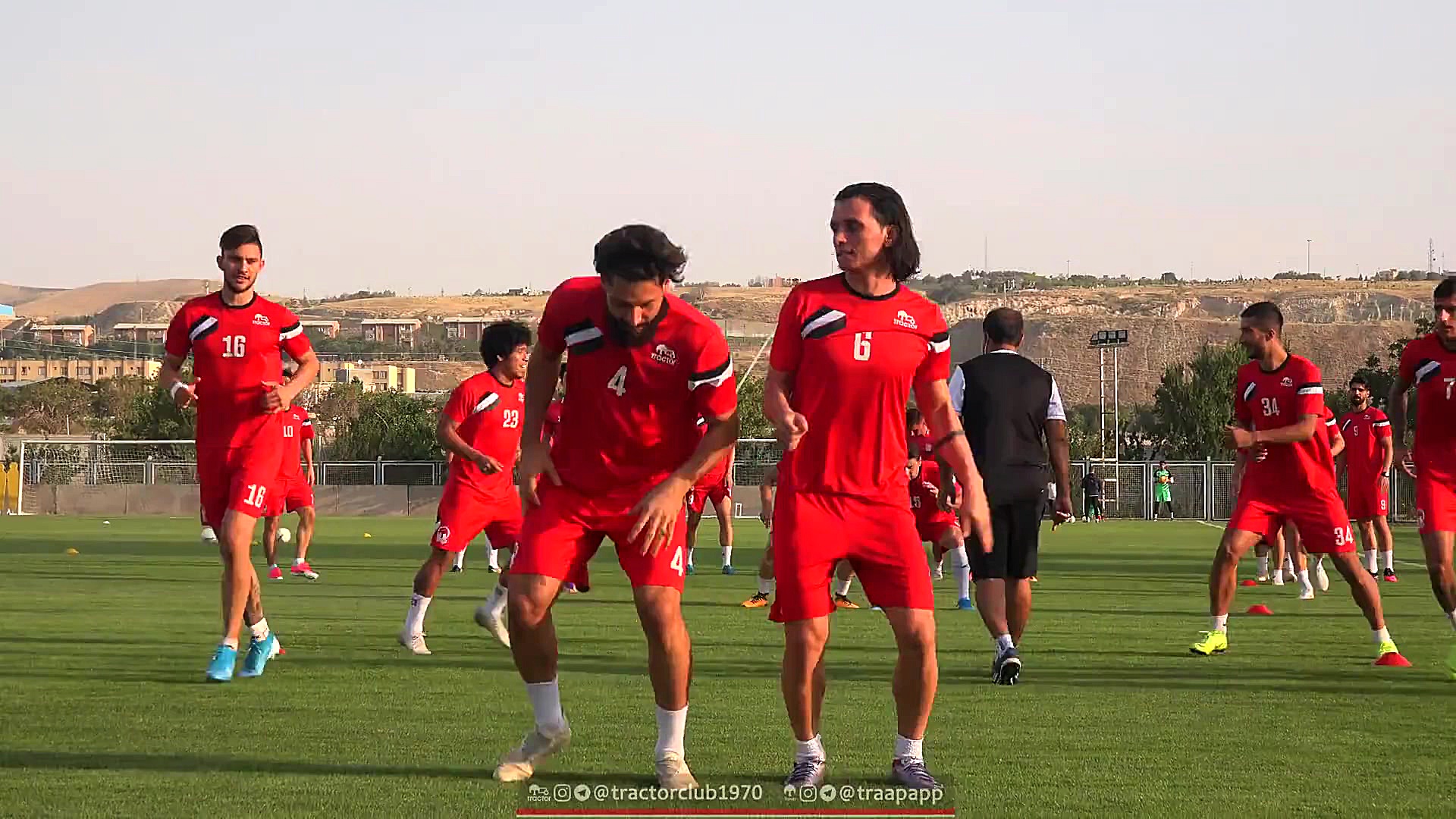 گزارش ویدیویی از تمرین روز دوش...