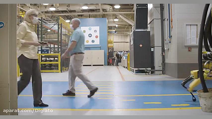 سگ رباتیک بوستون داینامیکس در...