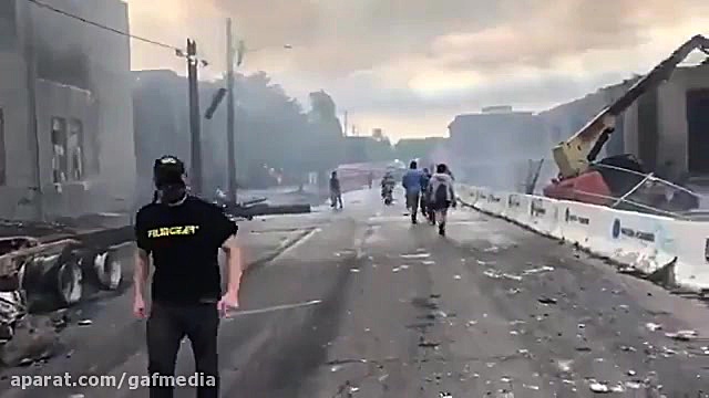 تصویر آخرالزمانی از شهر ویران...