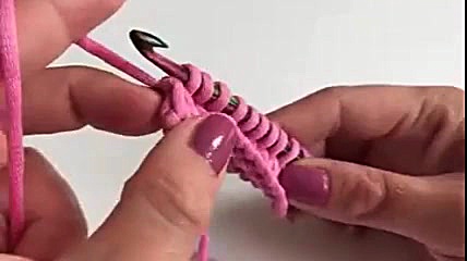 بافت تونسی با قلاب