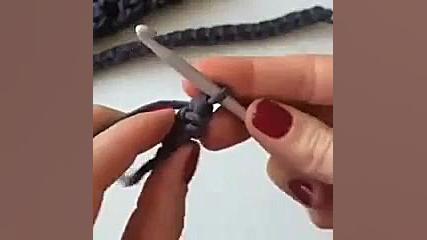 بافت طنابی با قلاب