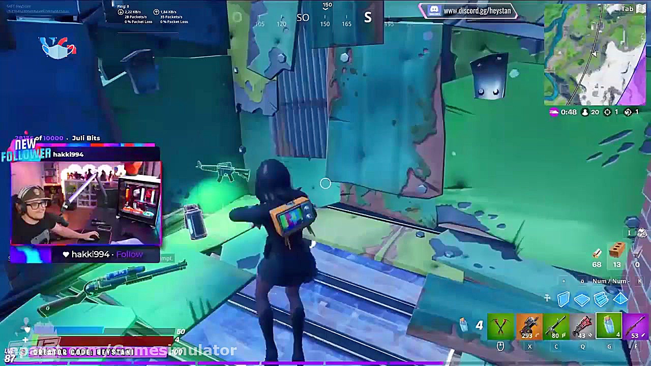 باگ ها و لحظات فان بازی فورتنا...