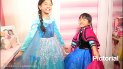 میکاپ و لباس به سبک انا و السا