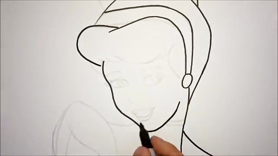 How To Draw Cinderella Step By...