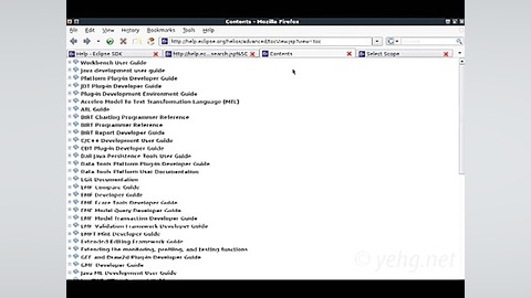 Eclipse Help Server  Source Co...