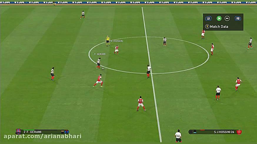 گیم پلی پرسپولیس و نساجی مازند...