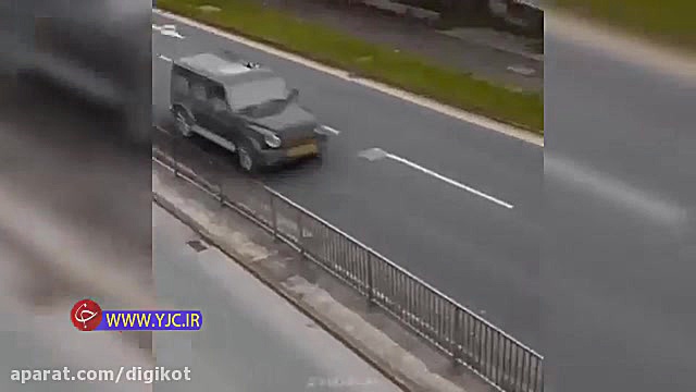 عجیب‌ترین مدل فرار توسط سارق خ...