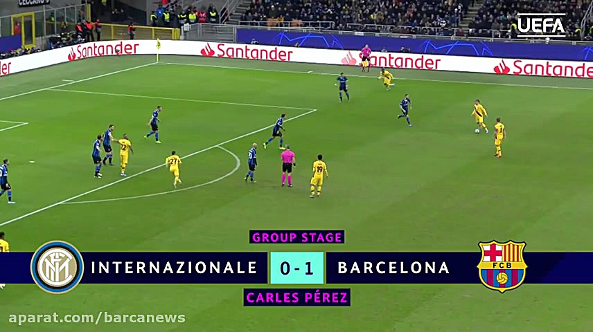 تمام گل های بارسلونا در لیگ قه...