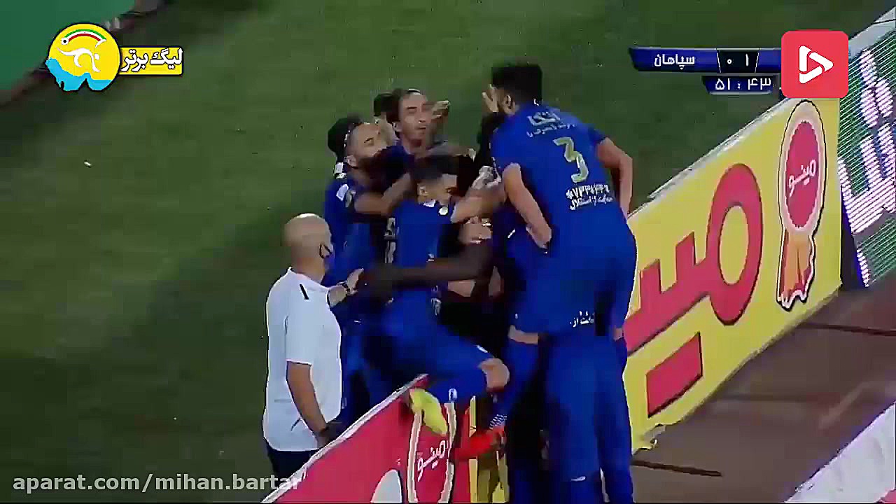 گل اول استقلال به سپاهان (دیاب...