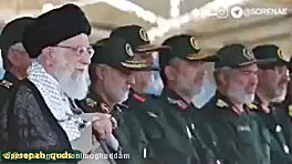 اشک های سرلشکرسلیمانی در کنار...