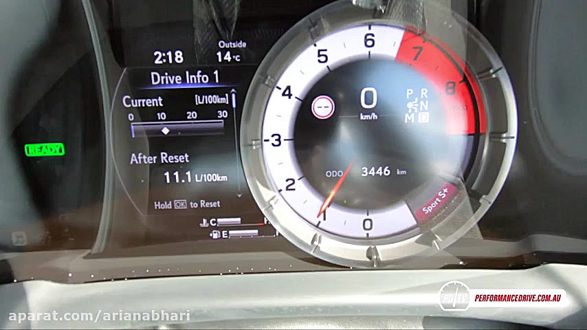 شتاب و صدای موتور لکسوس ال سی...