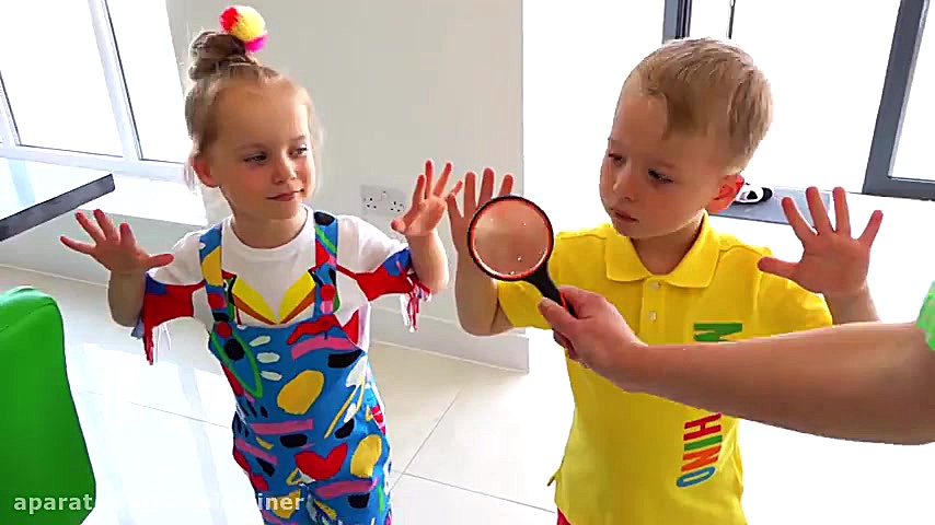 الکس و گبی :: داستان شستن دست...