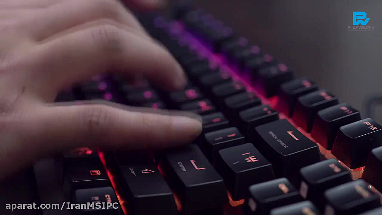 تست صدای کیبورد مکانیکال MSI V...