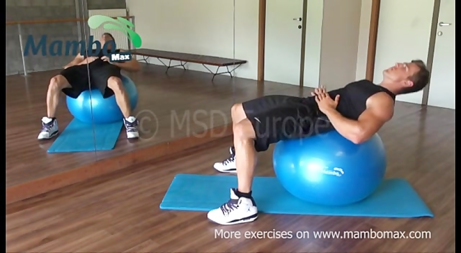 27 Swiss Ball Ab Stretch 