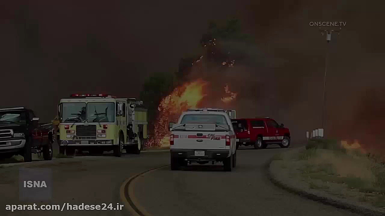 تصاویری از آتش سوزی هولناک در...