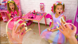 ساشا و ناخنهای بلند