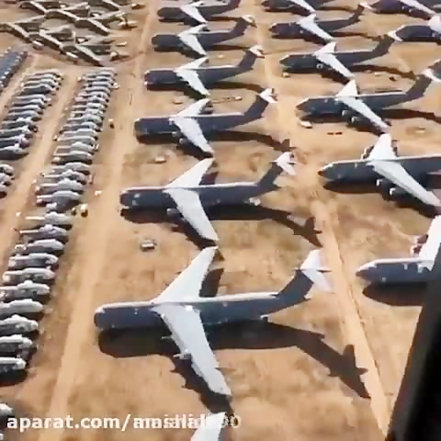 بزرگترین قبرستان هواپیما در جه...