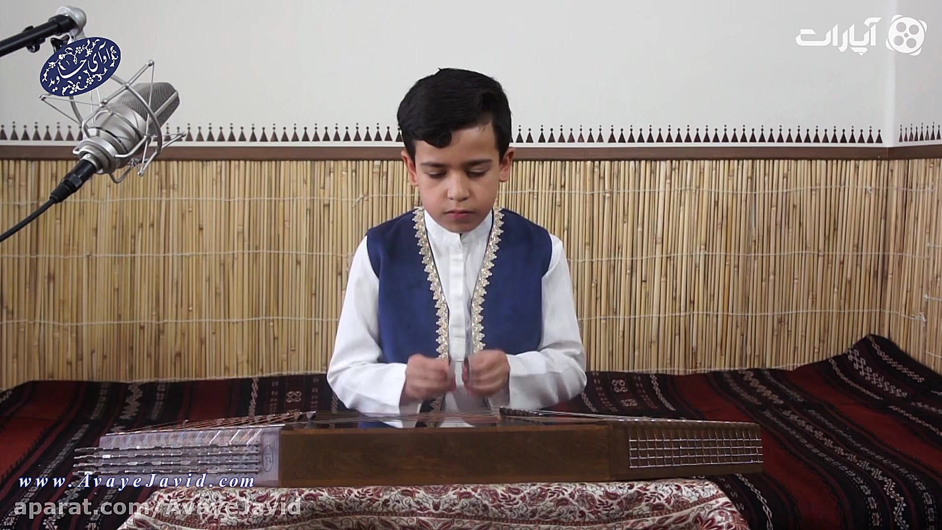 عزیز بشینه کنارم  آموزش سنتور...