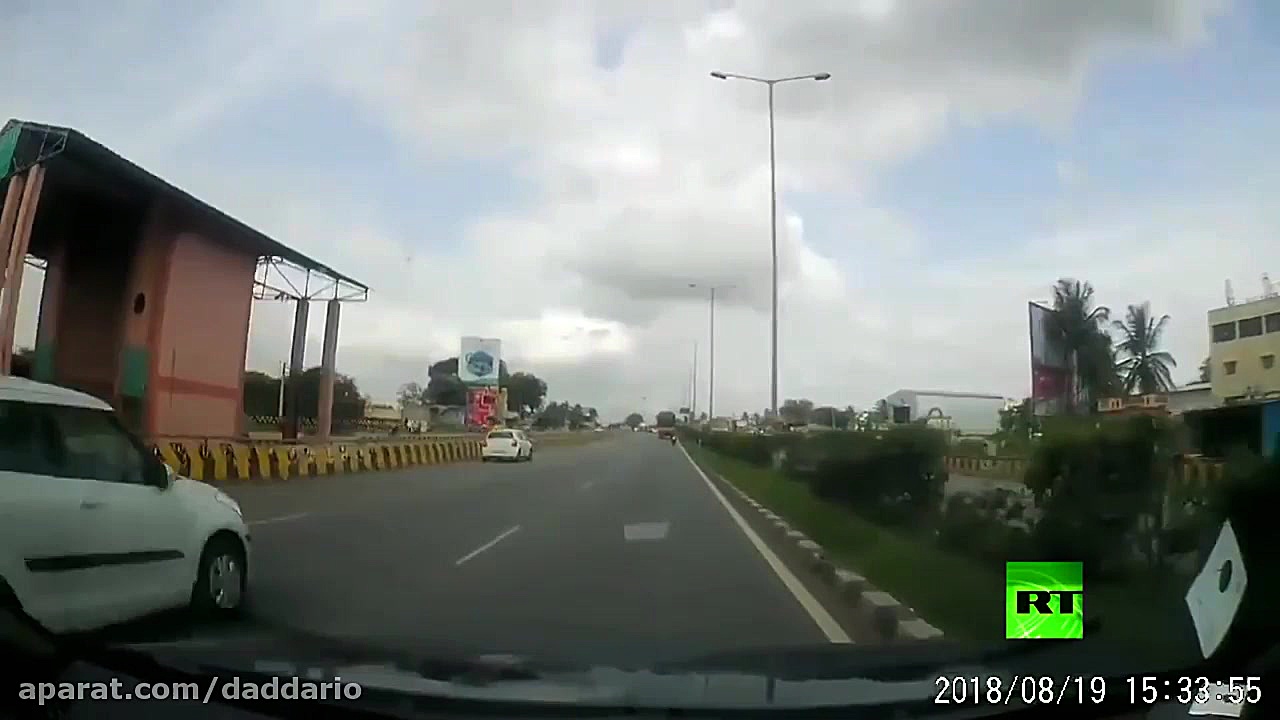 اوج خوش شانسی کودک در تصادف شد...