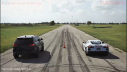 درگ جیپ ترک هاوک با شورولت کور...