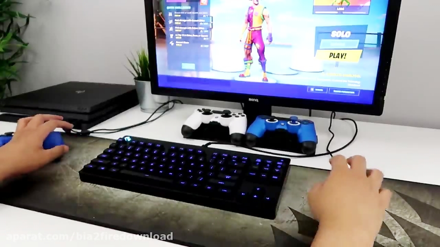 نحوه اتصال موس و کیبورد به PS4...