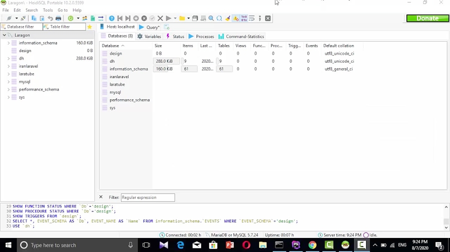 5.Setup Database and Auth