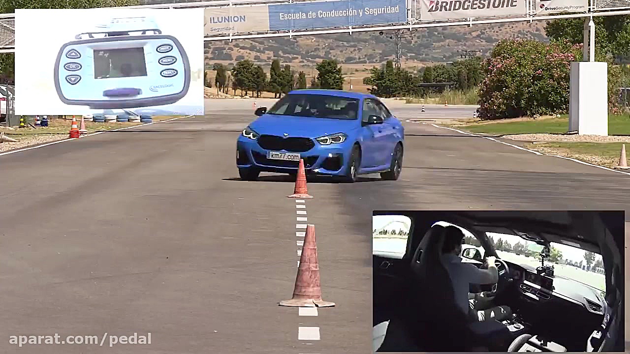 تست گوزن (مارپیچ) ب ام و M235i