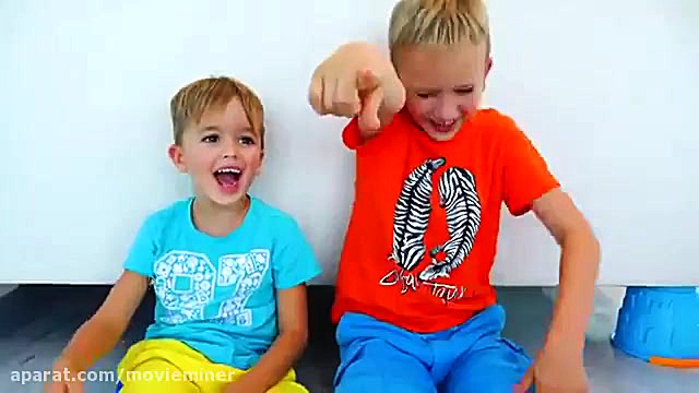 ولاد و نیکی :: چالش شکلات و سو...