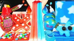 چالش اسمر  تم قرمز و آبی