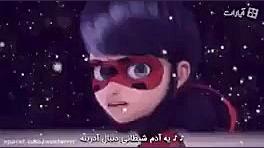 شعر کریسمس لیدی باگ و کت نوار