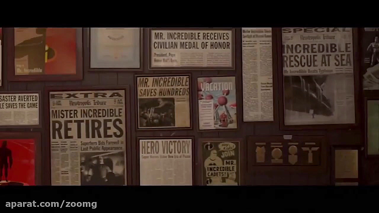 تریلر انیمیشن The Incredibles 2004 زمان116ثانیه