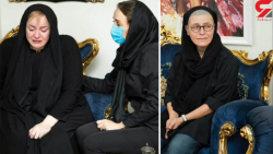 بازیگران سیاه پوش برای وداع با...