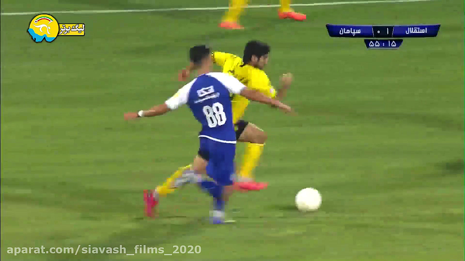 خلاصه بازی استقلال 2  سپاهان 0...