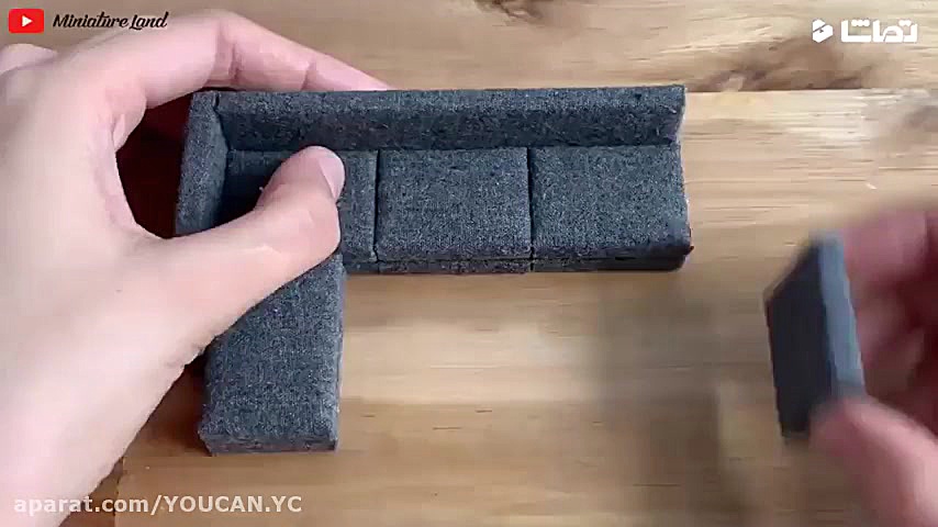 ساخت خانه عروسکی مینیاتوری زیب...