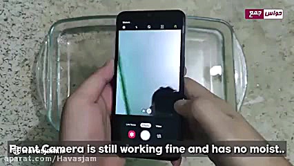 تست ضدآب بودن گوشی samsung a10...