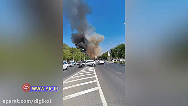 لحظه انفجار مهیب در پمپ بنزین