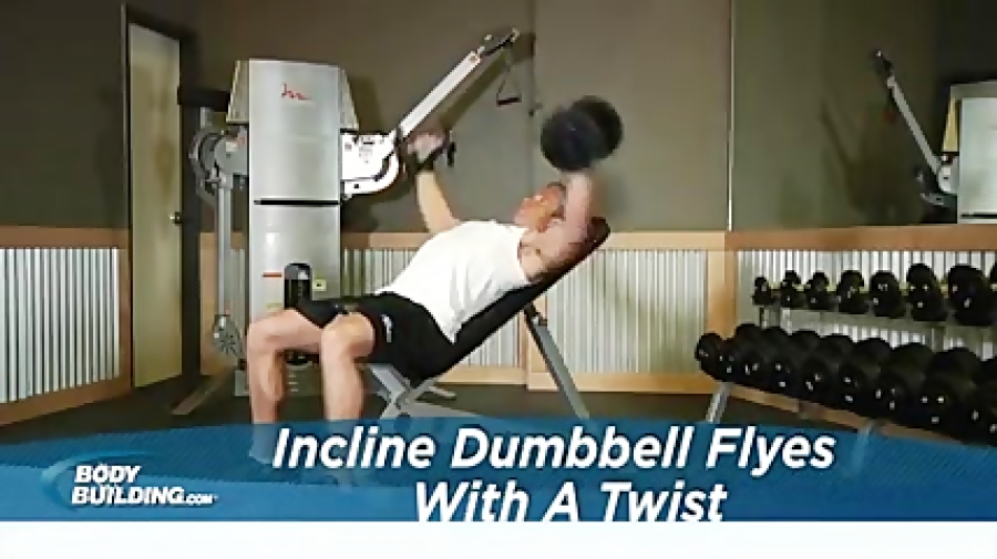 اموزش بدن سازی (فلای بالا سینه...