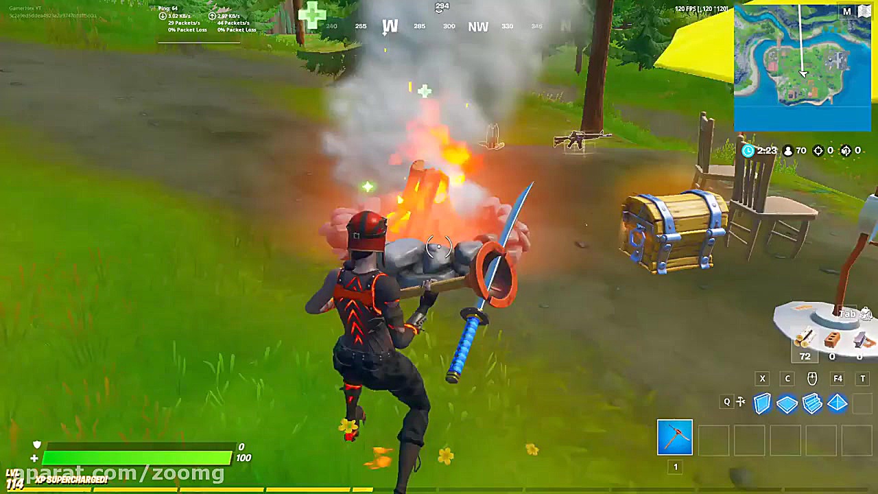 چالش روشن کردن کمپ‌فایرهای Cam...