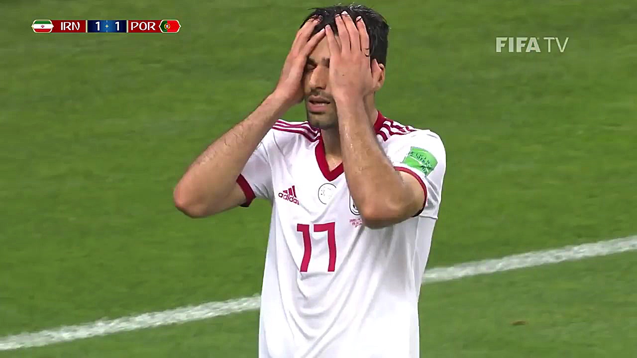 بازی پرتغال و ایران  (جام جهانی 2018 روسیه) زمان130ثانیه
