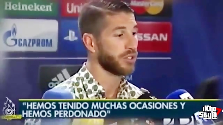 مصاحبه سرجیو راموس پس از بازی...