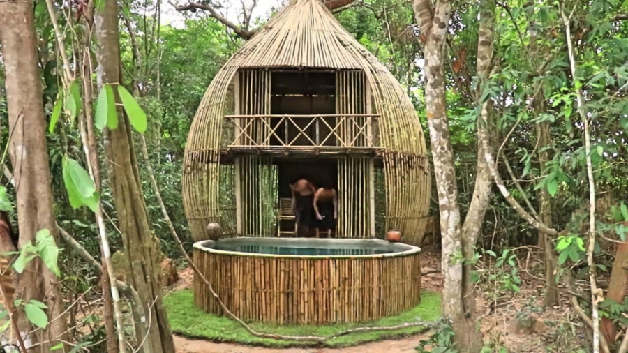 ساخت خانه رویایی جنگلی  ساخت ا...